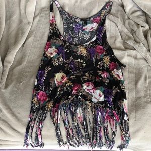 ‼️SALE‼️Floral crop top